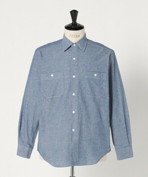 green label relaxing / グリーンレーベル リラクシング シャツ・ブラウス | HITOYOSHI ダンガリー シャツ（COBALT）