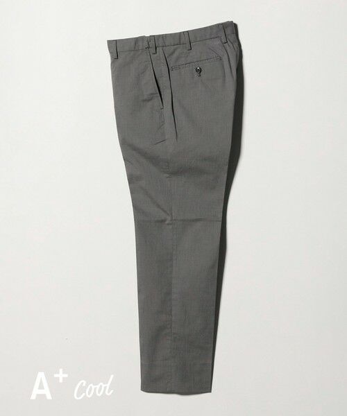 green label relaxing / グリーンレーベル リラクシング スラックス・ドレスパンツ | A+ COOL シャークスキン スタンダード アジャスター NP スラックス -ストレッチ・接触冷感・クリースキープ- | 詳細7