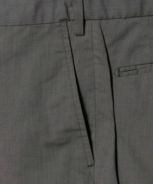 green label relaxing / グリーンレーベル リラクシング スラックス・ドレスパンツ | A+ COOL シャークスキン スタンダード アジャスター NP スラックス -ストレッチ・接触冷感・クリースキープ- | 詳細3