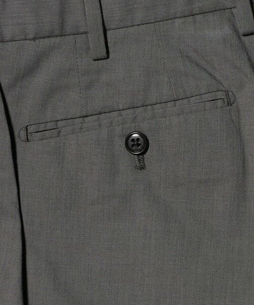 green label relaxing / グリーンレーベル リラクシング スラックス・ドレスパンツ | A+ COOL シャークスキン スタンダード アジャスター NP スラックス -ストレッチ・接触冷感・クリースキープ- | 詳細4