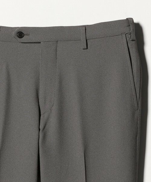 green label relaxing / グリーンレーベル リラクシング スラックス・ドレスパンツ | A+ COOL ポリエステル バーズアイ スタンダード アジャスター NP スラックス -ウォッシャブル・ストレッチ・接触冷感・吸水速乾- | 詳細7