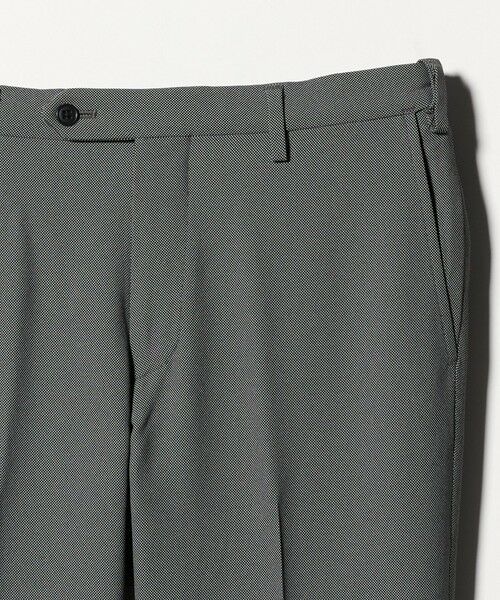 green label relaxing / グリーンレーベル リラクシング スラックス・ドレスパンツ | A+ COOL ポリエステル バーズアイ スタンダード アジャスター NP スラックス -ウォッシャブル・ストレッチ・接触冷感・吸水速乾- | 詳細2