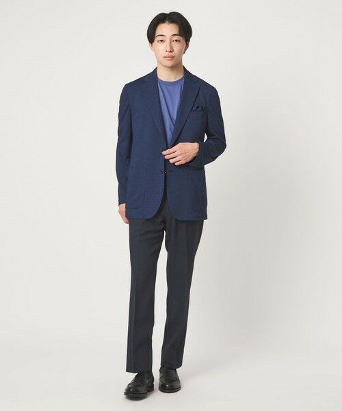 green label relaxing / グリーンレーベル リラクシング スラックス・ドレスパンツ | A+ COOL ポリエステル バーズアイ スタンダード アジャスター NP スラックス -ウォッシャブル・ストレッチ・接触冷感・吸水速乾- | 詳細25