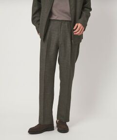 green label relaxing / グリーンレーベル リラクシング スラックス・ドレスパンツ | TW リネン デニムライク 01 ワイド 1プリーツ スラックス セットアップパンツ