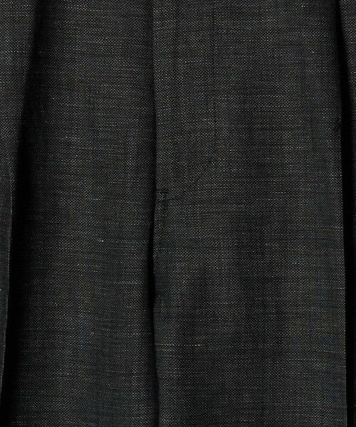 green label relaxing / グリーンレーベル リラクシング スラックス・ドレスパンツ | TW リネン デニムライク 01 ワイド 1プリーツ スラックス セットアップパンツ | 詳細13