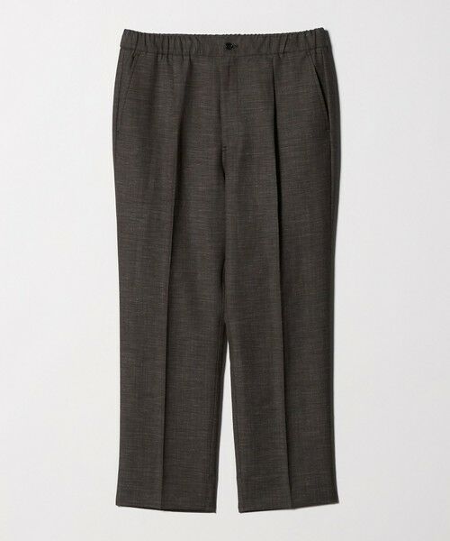 green label relaxing / グリーンレーベル リラクシング スラックス・ドレスパンツ | TW リネン デニムライク 01 ワイド 1プリーツ スラックス セットアップパンツ | 詳細15