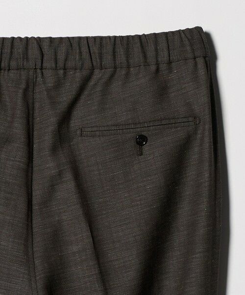 green label relaxing / グリーンレーベル リラクシング スラックス・ドレスパンツ | TW リネン デニムライク 01 ワイド 1プリーツ スラックス セットアップパンツ | 詳細19