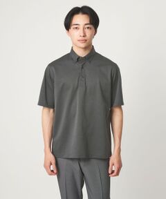 green label relaxing / グリーンレーベル リラクシング ポロシャツ | コットン ポリエステル ジャカード ナロー ボタンダウン ポロシャツ