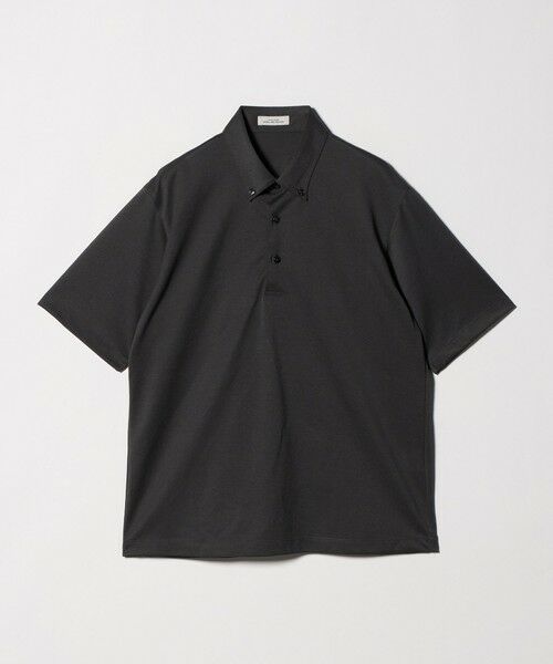 green label relaxing / グリーンレーベル リラクシング ポロシャツ | コットン ポリエステル ジャカード ナロー ボタンダウン ポロシャツ | 詳細3