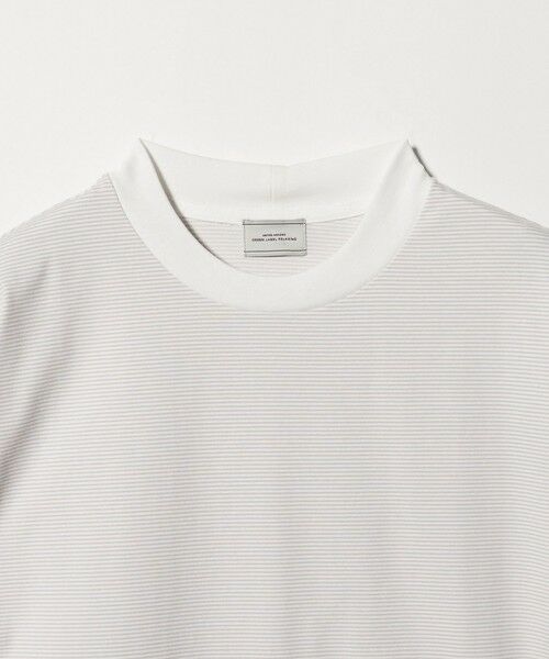 green label relaxing / グリーンレーベル リラクシング Tシャツ | A+ COOL ミジンボーダー ビズ クルーネック カットソー Tシャツ -接触冷感・吸水速乾- | 詳細3