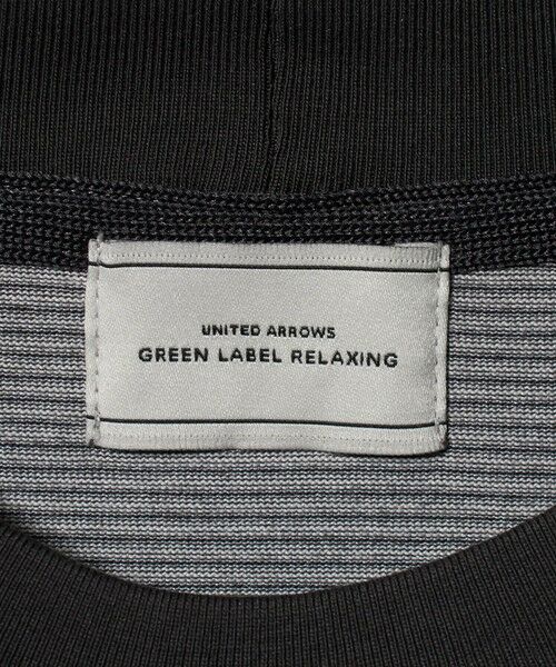 green label relaxing / グリーンレーベル リラクシング Tシャツ | A+ COOL ミジンボーダー ビズ クルーネック カットソー Tシャツ -接触冷感・吸水速乾- | 詳細11