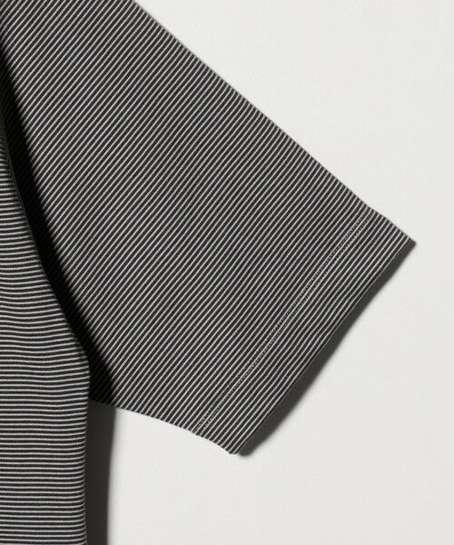 green label relaxing / グリーンレーベル リラクシング Tシャツ | A+ COOL ミジンボーダー ビズ クルーネック カットソー Tシャツ -接触冷感・吸水速乾- | 詳細8