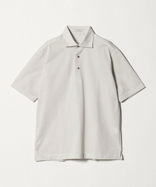 green label relaxing / グリーンレーベル リラクシング ポロシャツ | DUADRY clean バーズアイ カッタウェイ ビズポロ ポロシャツ -吸水速乾・抗菌-(LT.GRAY)