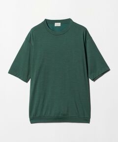 green label relaxing / グリーンレーベル リラクシング Tシャツ | ウールナイロン テーラード クルーネック Tシャツ ウールT
