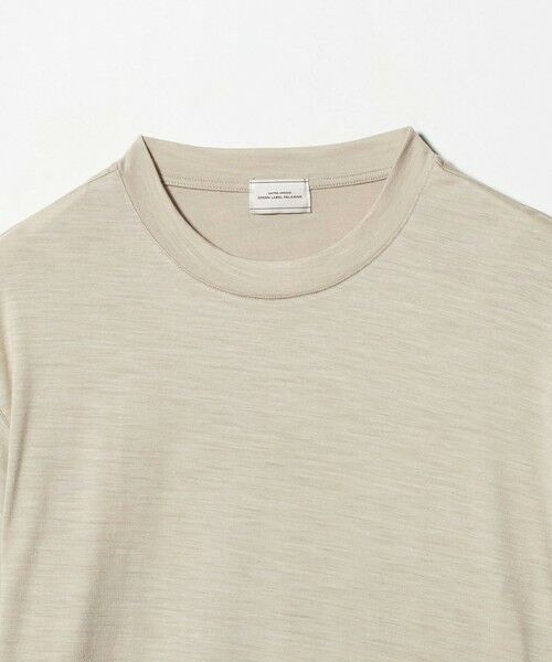 green label relaxing / グリーンレーベル リラクシング Tシャツ | ウールナイロン テーラード クルーネック Tシャツ ウールT | 詳細4
