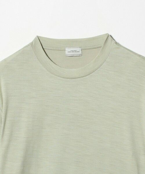 green label relaxing / グリーンレーベル リラクシング Tシャツ | ウールナイロン テーラード クルーネック Tシャツ ウールT | 詳細1