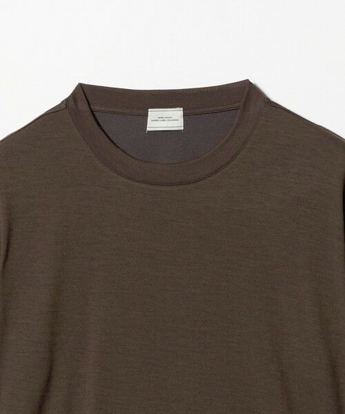green label relaxing / グリーンレーベル リラクシング Tシャツ | ウールナイロン テーラード クルーネック Tシャツ ウールT | 詳細10