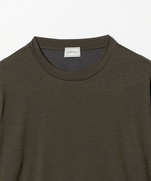 green label relaxing / グリーンレーベル リラクシング Tシャツ | ウールナイロン テーラード クルーネック Tシャツ ウールT | 詳細4