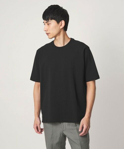 green label relaxing / グリーンレーベル リラクシング Tシャツ | 【別注】＜Brooks Brothers＞GLR カノコ クルーネック Tシャツ（BLACK）