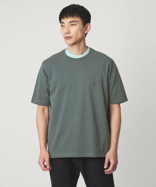 green label relaxing / グリーンレーベル リラクシング Tシャツ | 【別注】＜Brooks Brothers＞GLR カノコ クルーネック Tシャツ | 詳細12