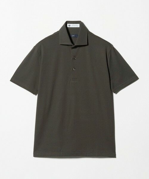 green label relaxing / グリーンレーベル リラクシング ポロシャツ | ＜gim＞26SS アメリカンシーアイランド ビズ ポロシャツ -吸水速乾-（DK.GRAY）