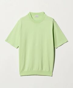 green label relaxing / グリーンレーベル リラクシング ニット・セーター | MTB コットン ハイゲージ モックネック ニット Tシャツ