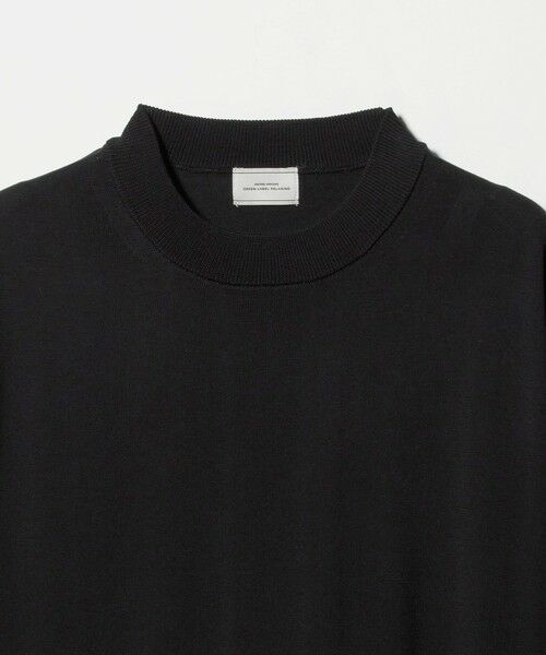 green label relaxing / グリーンレーベル リラクシング ニット・セーター | MTB コットン ハイゲージ モックネック ニット Tシャツ | 詳細1