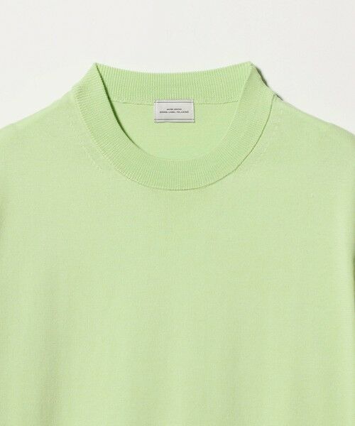 green label relaxing / グリーンレーベル リラクシング ニット・セーター | MTB コットン ハイゲージ モックネック ニット Tシャツ | 詳細6