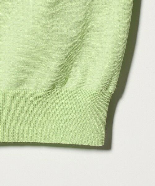 green label relaxing / グリーンレーベル リラクシング ニット・セーター | MTB コットン ハイゲージ モックネック ニット Tシャツ | 詳細8