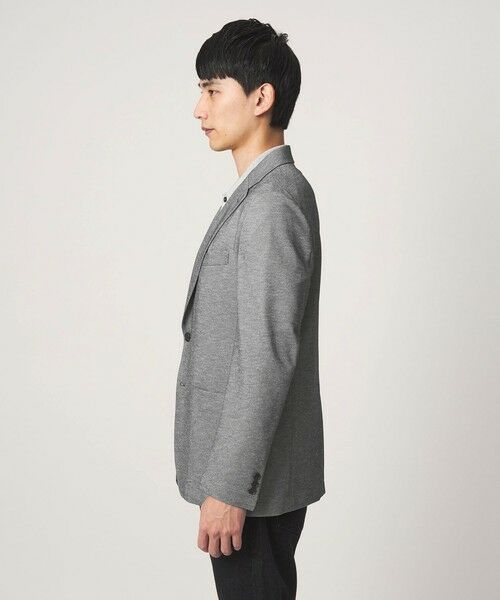 green label relaxing / グリーンレーベル リラクシング テーラードジャケット | ポリエステル ジャージ カノコ 2B ジャケット -ウォッシャブル・ストレッチ・吸水速乾- | 詳細3