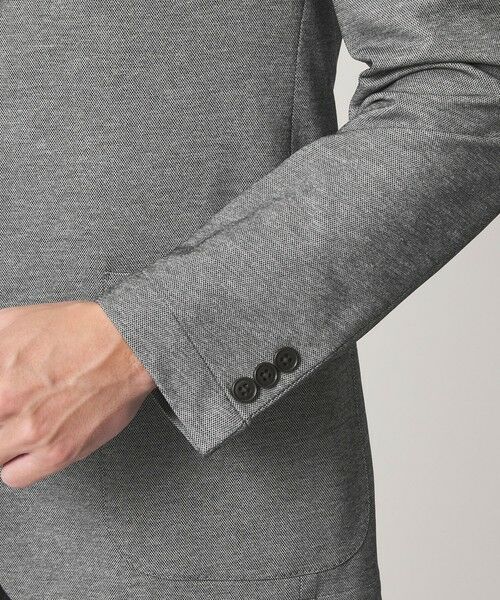 green label relaxing / グリーンレーベル リラクシング テーラードジャケット | ポリエステル ジャージ カノコ 2B ジャケット -ウォッシャブル・ストレッチ・吸水速乾- | 詳細6