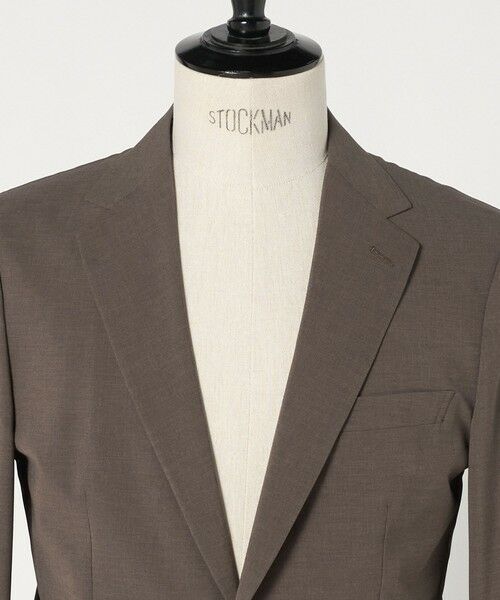 green label relaxing / グリーンレーベル リラクシング テーラードジャケット | A+ ポリエステル ピンヘッド 2B スタンダード 2P セットアップジャケット -ウォッシャブル・ストレッチ・撥水- | 詳細3