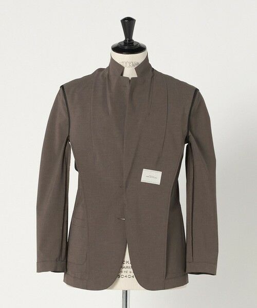 green label relaxing / グリーンレーベル リラクシング テーラードジャケット | A+ ポリエステル ピンヘッド 2B スタンダード 2P セットアップジャケット -ウォッシャブル・ストレッチ・撥水- | 詳細9