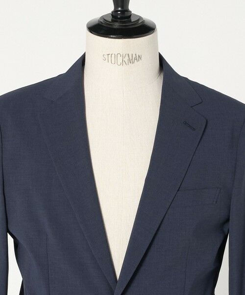 green label relaxing / グリーンレーベル リラクシング テーラードジャケット | A+ ポリエステル ピンヘッド 2B スタンダード 2P セットアップジャケット -ウォッシャブル・ストレッチ・撥水- | 詳細14