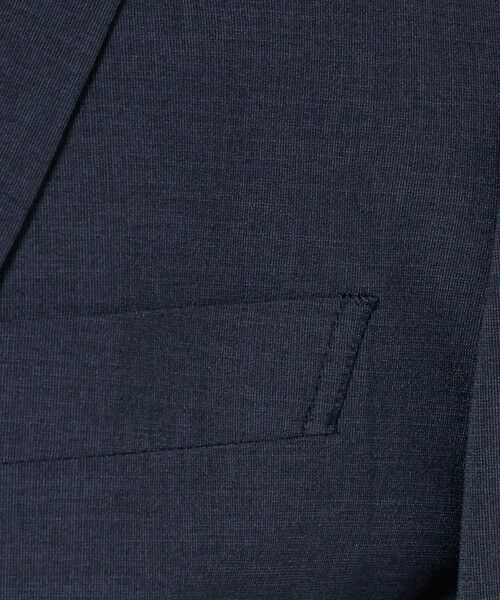 green label relaxing / グリーンレーベル リラクシング テーラードジャケット | A+ ポリエステル ピンヘッド 2B スタンダード 2P セットアップジャケット -ウォッシャブル・ストレッチ・撥水- | 詳細16