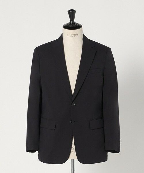 green label relaxing / グリーンレーベル リラクシング テーラードジャケット | A+ PERTEX UNLIMITED コットンライク リラックス セットアップジャケット -ウォッシャブル・ストレッチ・撥水-（BLACK）