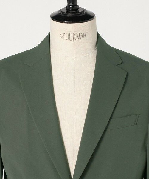 green label relaxing / グリーンレーベル リラクシング テーラードジャケット | A+ PERTEX UNLIMITED コットンライク リラックス セットアップジャケット -ウォッシャブル・ストレッチ・撥水- | 詳細6