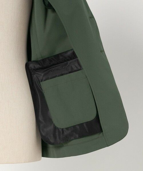 green label relaxing / グリーンレーベル リラクシング テーラードジャケット | A+ PERTEX UNLIMITED コットンライク リラックス セットアップジャケット -ウォッシャブル・ストレッチ・撥水- | 詳細9