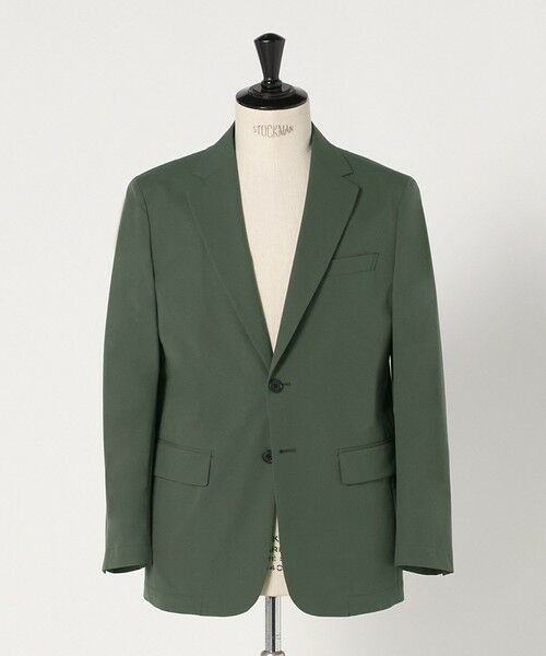 green label relaxing / グリーンレーベル リラクシング テーラードジャケット | A+ PERTEX UNLIMITED コットンライク リラックス セットアップジャケット -ウォッシャブル・ストレッチ・撥水-（OLIVE）