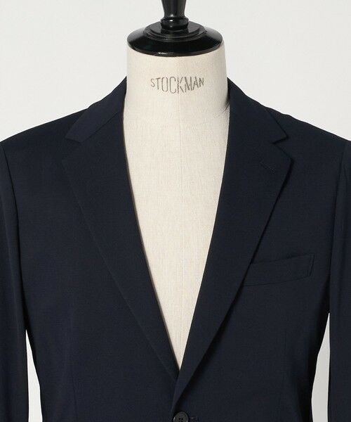 green label relaxing / グリーンレーベル リラクシング テーラードジャケット | A+ ラッカンジャージ 2B スタンダード セットアップジャケット -ウォッシャブル・ストレッチ・吸水速乾- | 詳細6