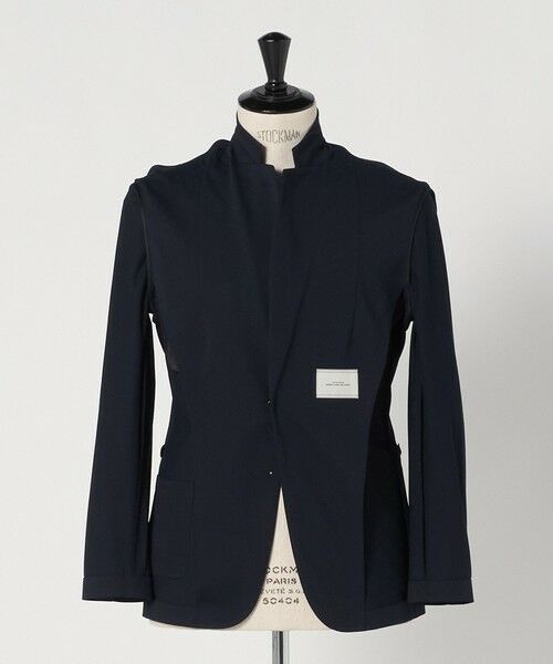 green label relaxing / グリーンレーベル リラクシング テーラードジャケット | A+ ラッカンジャージ 2B スタンダード セットアップジャケット -ウォッシャブル・ストレッチ・吸水速乾- | 詳細11