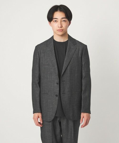 green label relaxing / グリーンレーベル リラクシング テーラードジャケット | ツイル リネン デニムライク 2B 01 セットアップジャケット | 詳細2