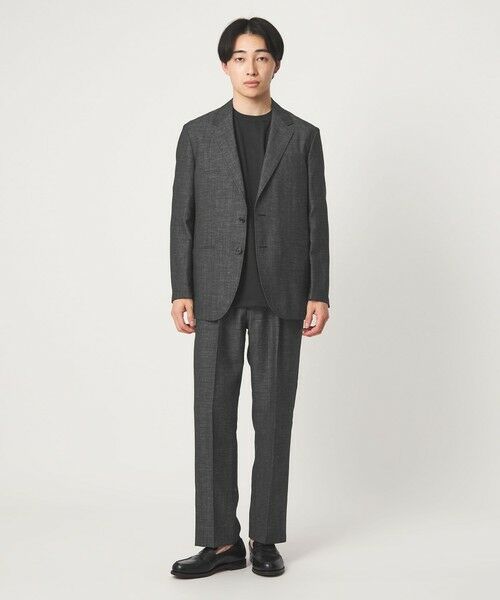 green label relaxing / グリーンレーベル リラクシング テーラードジャケット | ツイル リネン デニムライク 2B 01 セットアップジャケット | 詳細3