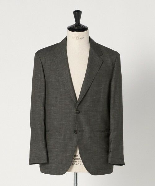 green label relaxing / グリーンレーベル リラクシング テーラードジャケット | ツイル リネン デニムライク 2B 01 セットアップジャケット | 詳細19