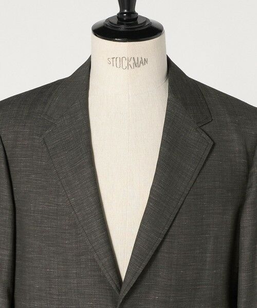 green label relaxing / グリーンレーベル リラクシング テーラードジャケット | ツイル リネン デニムライク 2B 01 セットアップジャケット | 詳細21