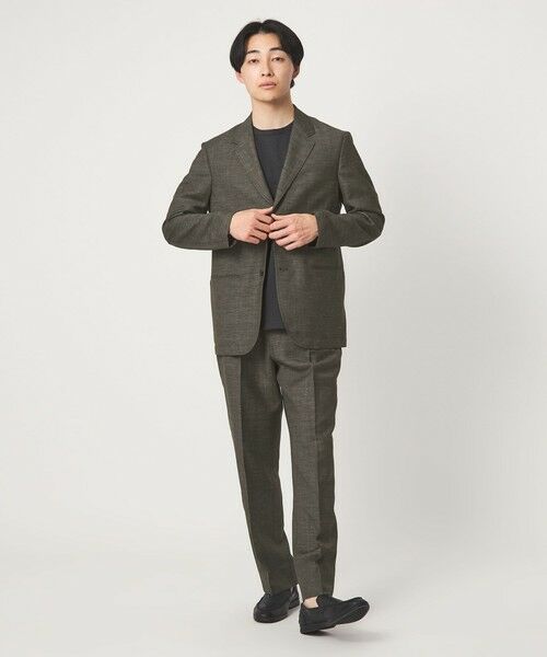 green label relaxing / グリーンレーベル リラクシング テーラードジャケット | ツイル リネン デニムライク 2B 01 セットアップジャケット | 詳細11