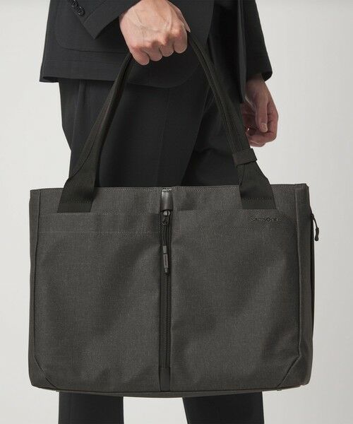 green label relaxing / グリーンレーベル リラクシング トートバッグ | 【別注】＜Samsonite＞GLR サブリム TOTE S トートバッグ -撥水-（DK.GRAY）