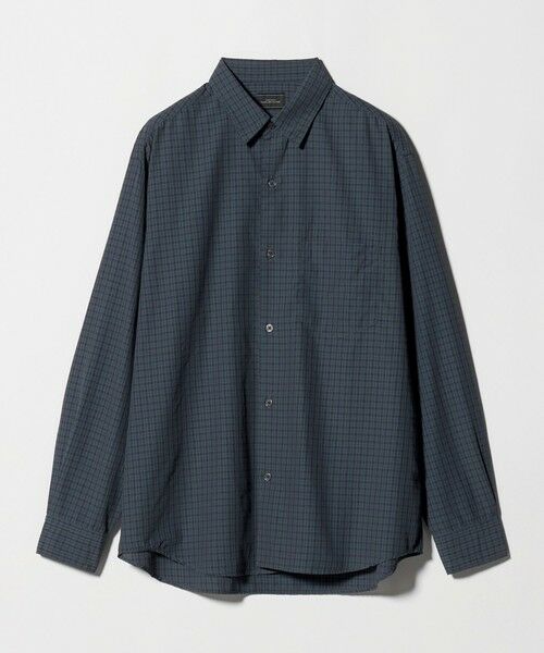 green label relaxing / グリーンレーベル リラクシング シャツ・ブラウス | ナイロン コットン チェック ジャストルーズ 長袖 シャツ | 詳細4