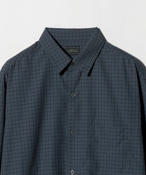 green label relaxing / グリーンレーベル リラクシング シャツ・ブラウス | ナイロン コットン チェック ジャストルーズ 長袖 シャツ | 詳細6