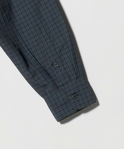 green label relaxing / グリーンレーベル リラクシング シャツ・ブラウス | ナイロン コットン チェック ジャストルーズ 長袖 シャツ | 詳細7